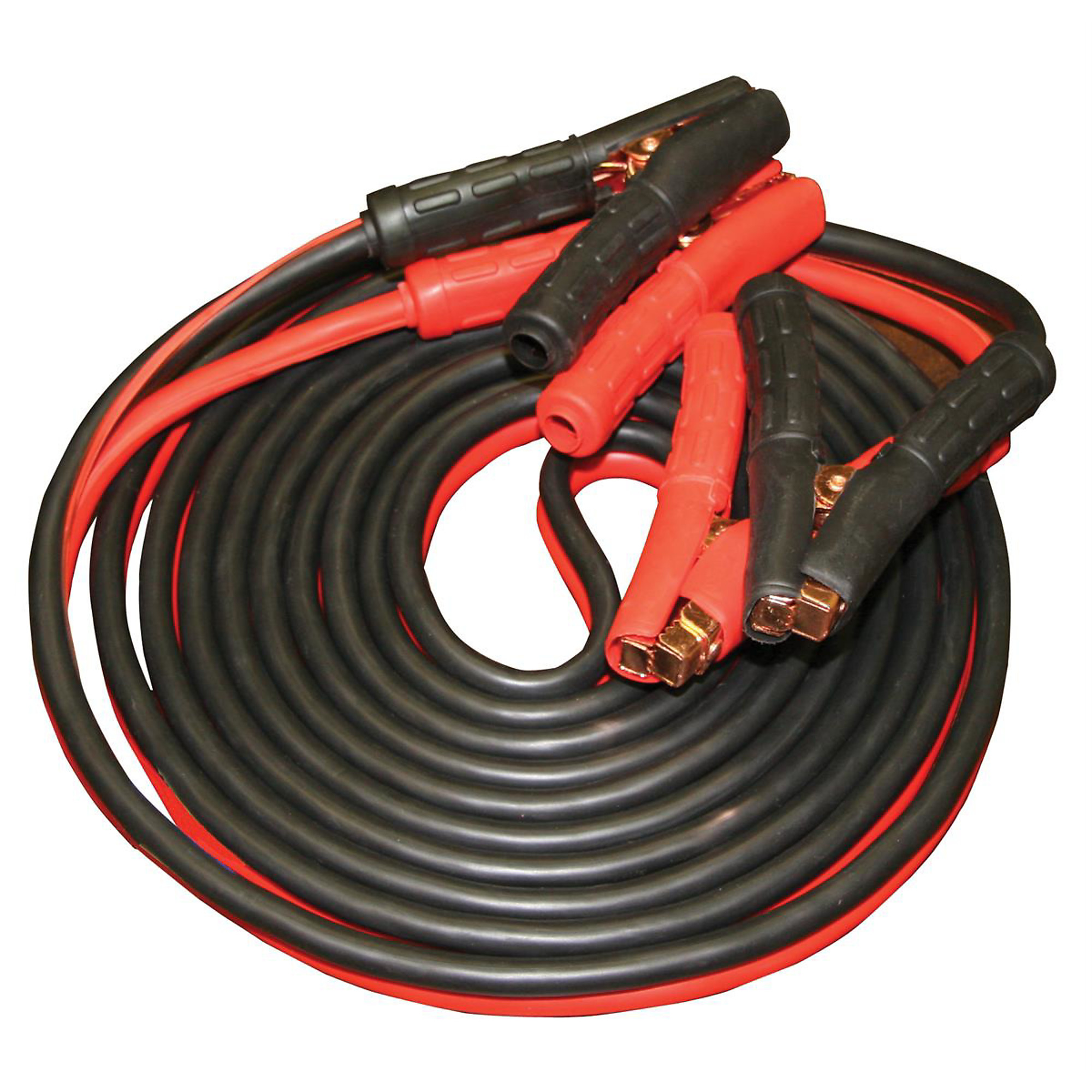 FJC Heavy-Duty Jumper Cables — 25ft., 800 Amps, 1-Ga., Tangle-Free Design, Model# FJC45255